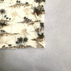 ノーブランド 古着 半袖シャツ アロハシャツ アイボリー 2XL