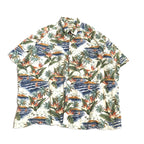 CAMPIA 半袖シャツ アロハシャツ 総柄 オーバーサイズ メンズ3XL
