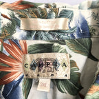 CAMPIA 半袖シャツ アロハシャツ 総柄 オーバーサイズ メンズ3XL