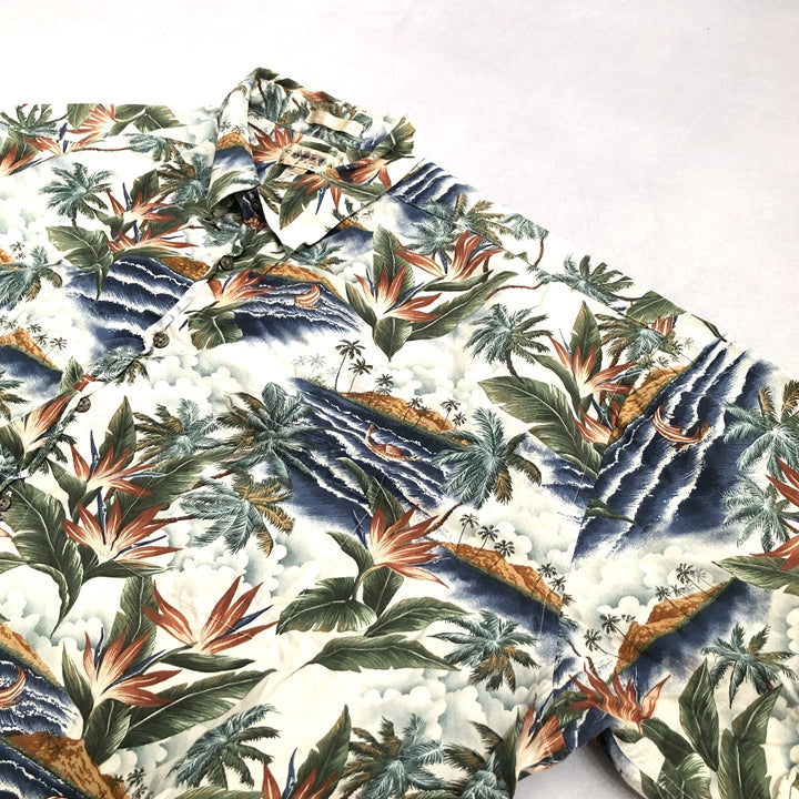 CAMPIA 半袖シャツ アロハシャツ 総柄 オーバーサイズ メンズ3XL