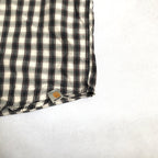 カーハート 古着 半袖シャツ ワークシャツ チェック 2XL