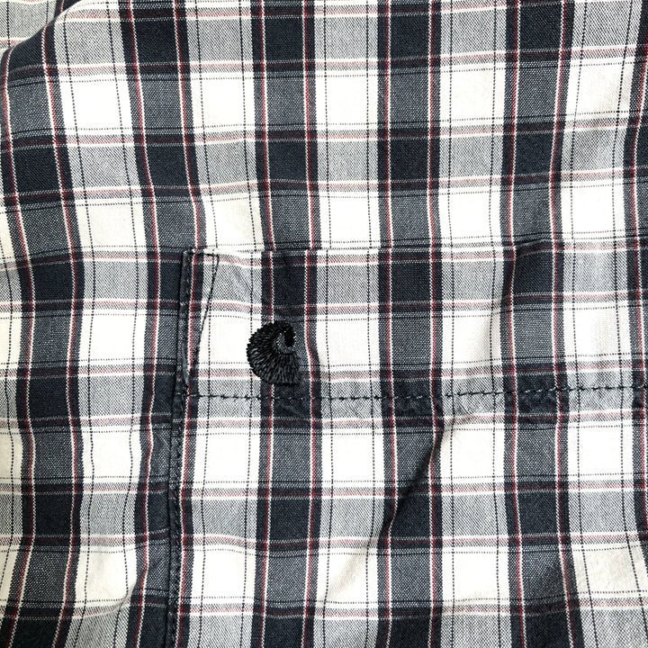 カーハート 古着 半袖シャツ ワークシャツ チェック 2XL