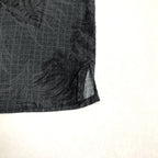 foundry 半袖シャツ アロハシャツ ブラック 黒 総柄 メンズ3XL