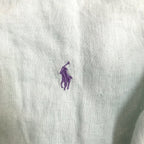 ラルフローレン 古着 半袖シャツ 刺繍ロゴ ライトグリーン 2XL