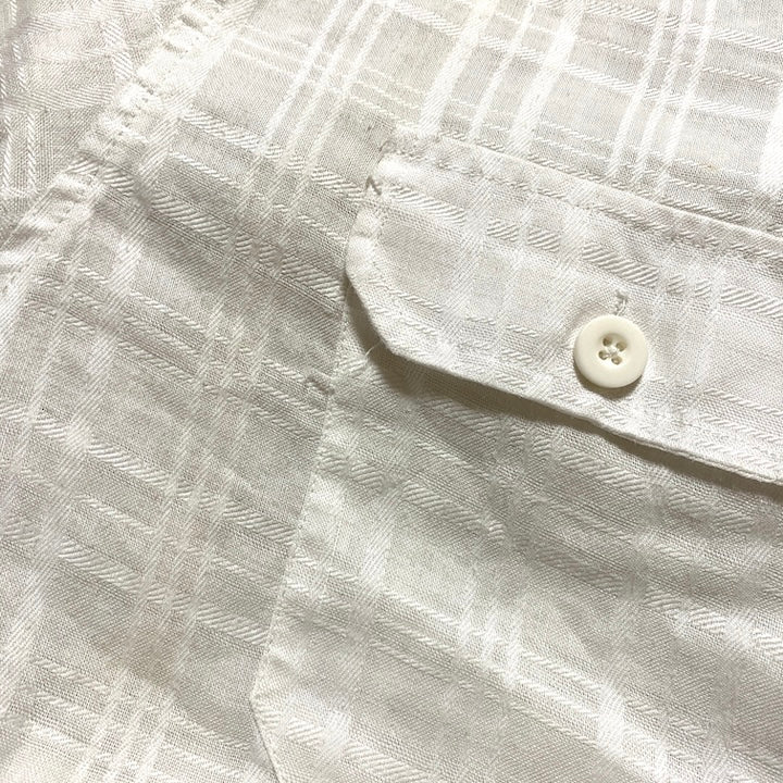 ステイシーアダムス 古着 半袖シャツ 白シャツ  2XL