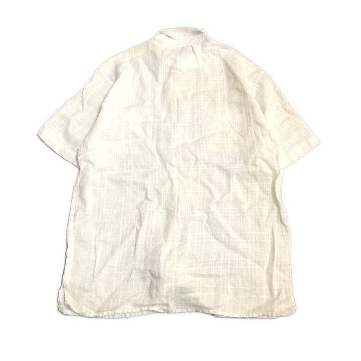 ステイシーアダムス 古着 半袖シャツ 白シャツ  2XL