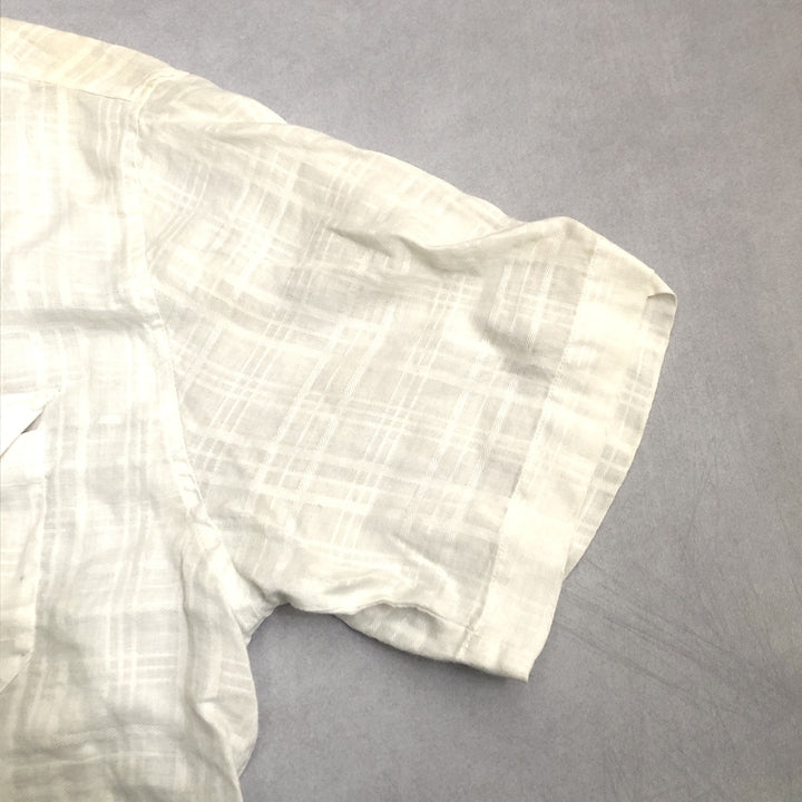 ステイシーアダムス 古着 半袖シャツ 白シャツ  2XL