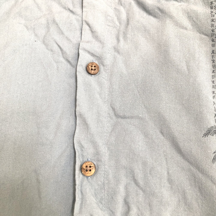Batik Bay 古着 半袖シャツ アロハシャツ スカイブルー 2XL