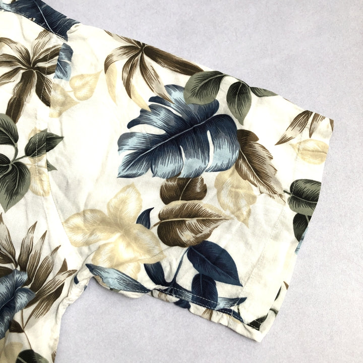 セントジョンズベイ 古着 半袖シャツ アロハシャツ アイボリー 2XL