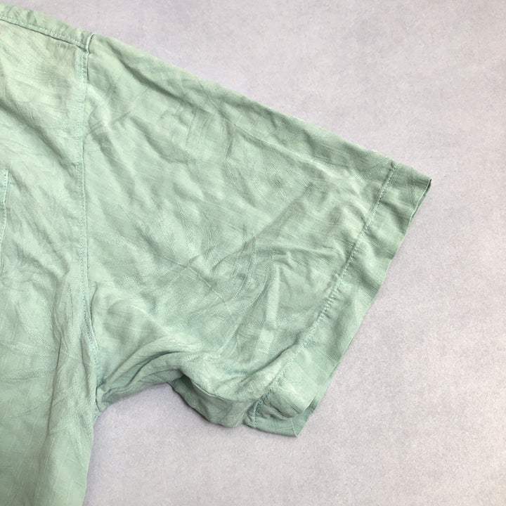 トミーバハマ 古着 半袖シャツ アロハシャツ ライトブルー 2XL