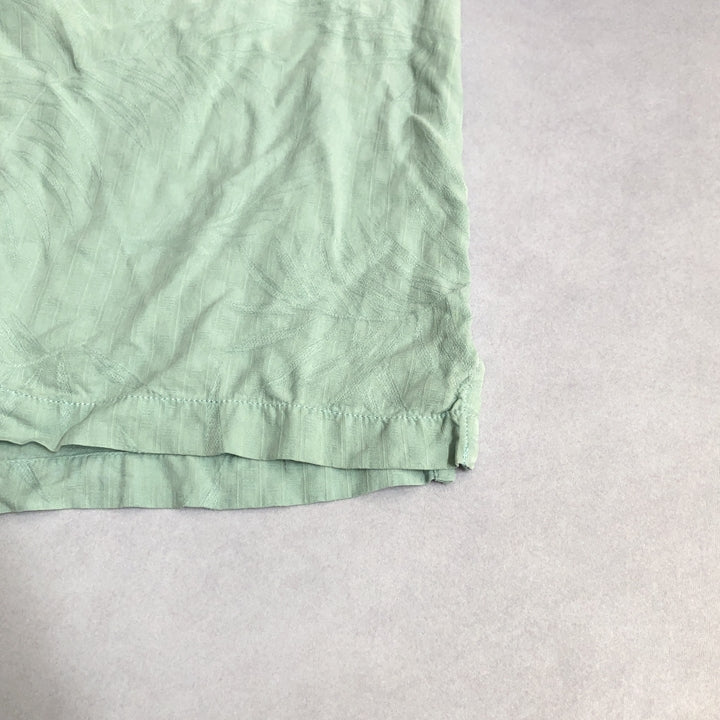 トミーバハマ 古着 半袖シャツ アロハシャツ ライトブルー 2XL