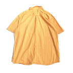 コロンビア Columbia 半袖シャツ チェック オレンジ PFG メンズ2XL