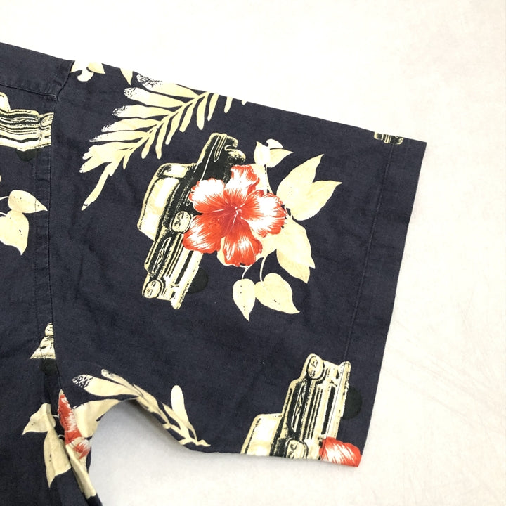 PURITAN 古着 半袖シャツ アロハシャツ 花柄 2XL