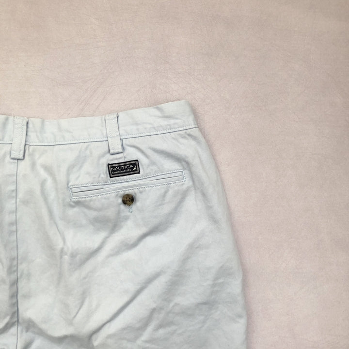 ノーティカ NAUTICA ハーフパンツ ライトブルー ショーツ W38 メンズ