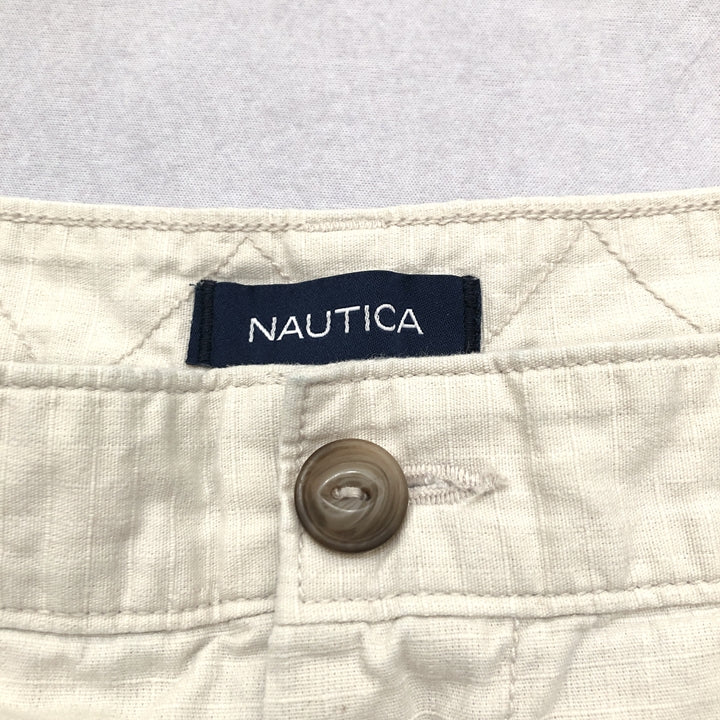 ノーティカ 古着 ハーフパンツ カーゴパンツ ライトベージュ W38 L7