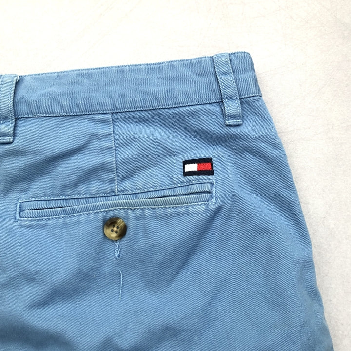 トミーヒルフィガー Tommy Hilfiger ハーフパンツ スカイブルー W33 メンズ