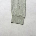 ポロラルフローレン 古着 ロンT 刺繍ロゴ ライトグレー XXL