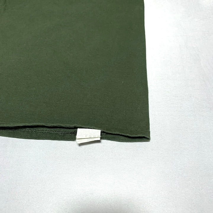 チャンピオン Champion ロンT カーキ 刺繍ロゴ メンズXXL