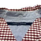 トミーヒルフィガー Tommy Hilfiger 長袖シャツ チェック 刺繍 メンズXXL