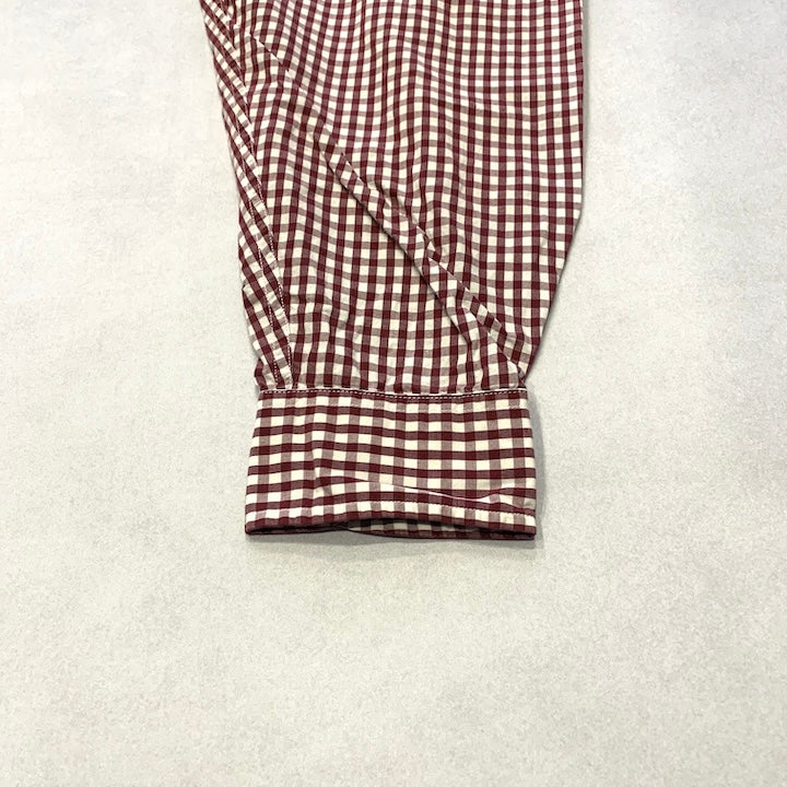 トミーヒルフィガー Tommy Hilfiger 長袖シャツ チェック 刺繍 メンズXXL