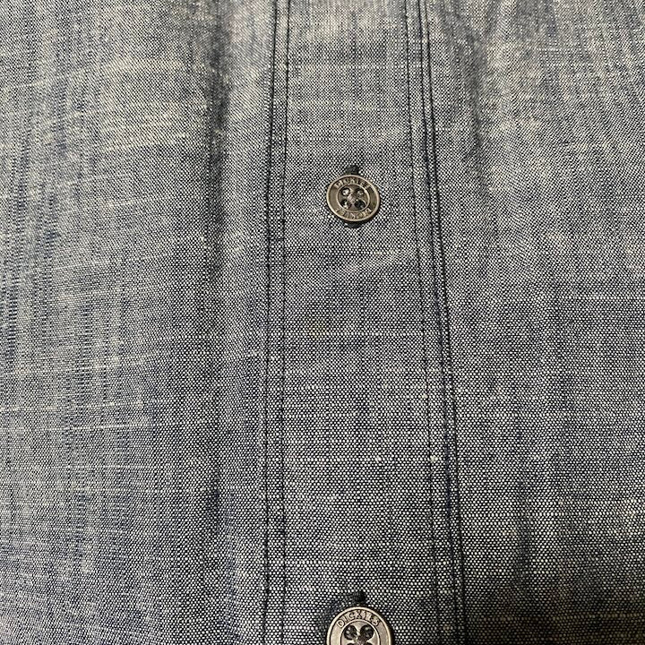 ディッキーズ Dickies 長袖シャツ ワークシャツ ダークグレー メンズXXL