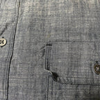 ディッキーズ Dickies 長袖シャツ ワークシャツ ダークグレー メンズXXL
