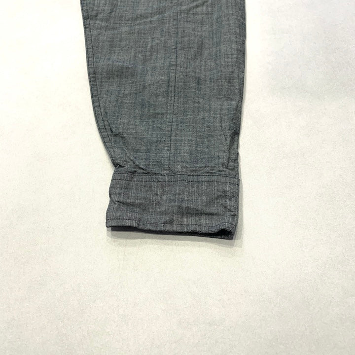 ディッキーズ Dickies 長袖シャツ ワークシャツ ダークグレー メンズXXL