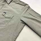 ラングラー Wrangler 長袖シャツ ウエスタンシャツ グレー メンズXXL