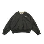 LA LOVING ナイロンプルオーバー 企業ロゴ ブラック メンズ2XL