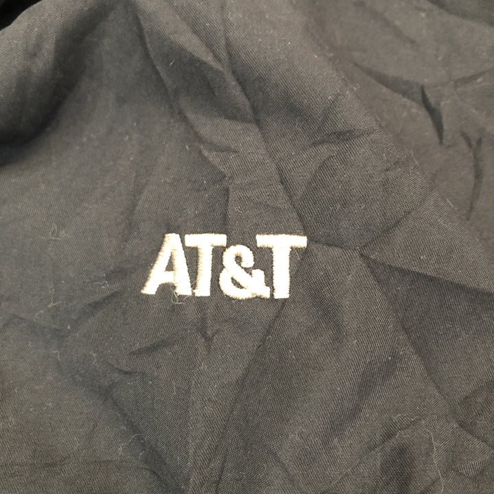 LA LOVING ナイロンプルオーバー 企業ロゴ ブラック メンズ2XL
