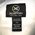 X GPAIN 古着 パーカー グレー レスリング 2XL