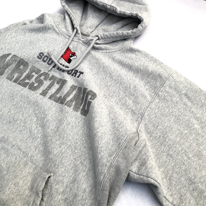 X GPAIN 古着 パーカー グレー レスリング 2XL