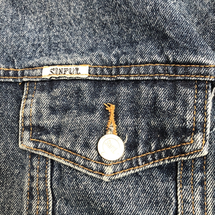 シンフル Sinful デニムジャケット ブルー メンズ2XL