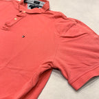 トミーヒルフィガー Tommy Hilfiger 半袖ポロシャツ ピンク メンズXXL