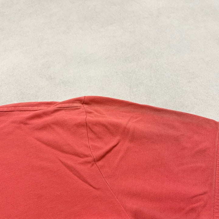 トミーヒルフィガー Tommy Hilfiger 半袖ポロシャツ ピンク メンズXXL