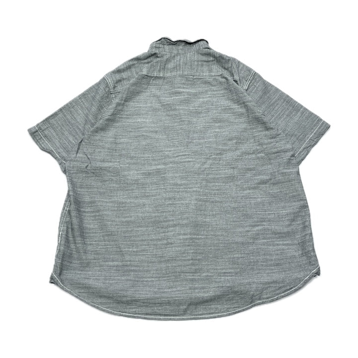 ウールリッチ 古着 半袖シャツ ワークシャツ グレー XXL
