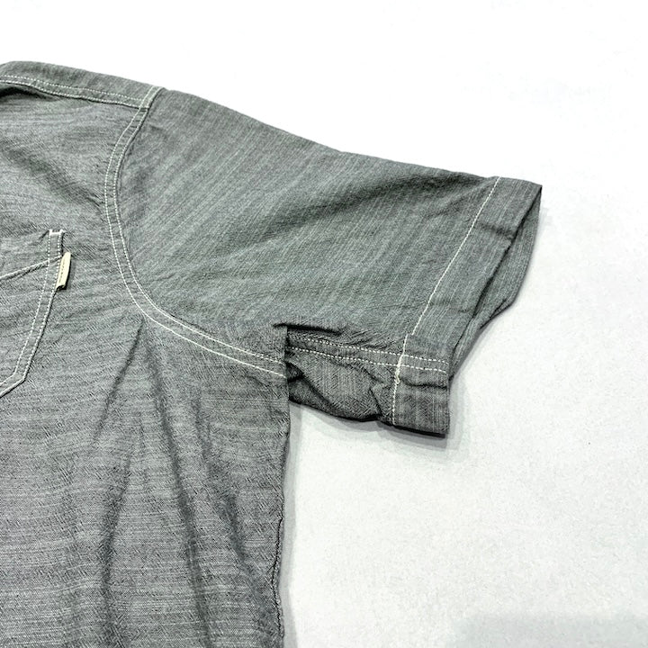 ウールリッチ 古着 半袖シャツ ワークシャツ グレー XXL