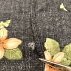 ピューリタン Puritan 半袖シャツ アロハシャツ ブラック 黒 総柄 メンズ3XL