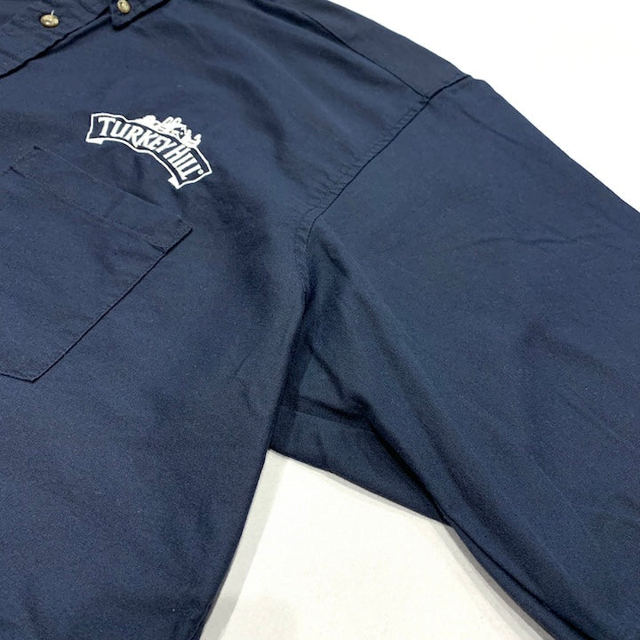 レッドキャップ Red Kap 半袖シャツ ターキーヒル ネイビー メンズXXL