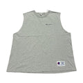 チャンピオン Champion ノースリーブ 刺繍ロゴ グレー メンズXXL