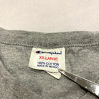 チャンピオン Champion ノースリーブ 刺繍ロゴ グレー メンズXXL