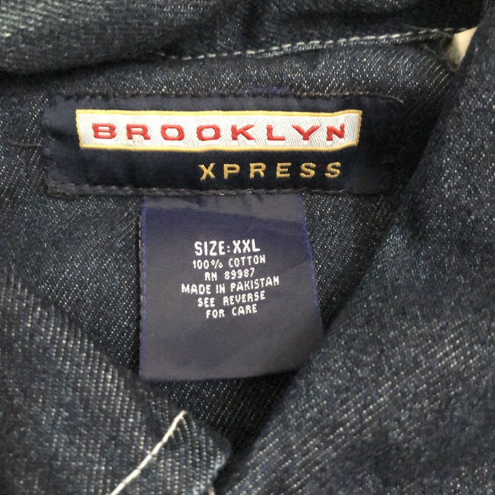 ブルックリン Brooklyn デニムジャケット オーバーサイズ メンズ2XL