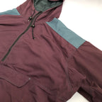 コロンビア 古着 アノラック ナイロンジャケット オーバーサイズ えんじ XL