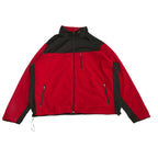 エディーバウアー Eddie Bauer フリース レッド オーバーサイズ メンズ3XL相当