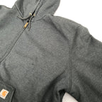 カーハート Carhartt フルジップパーカー 裏キルティング メンズ4XL