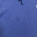 ポロラルフローレン Polo Ralph Lauren パーカー サーマル ブルー メンズ2XL