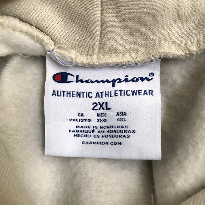 チャンピオン Champion パーカー アプリコット イラスト メンズ2XL