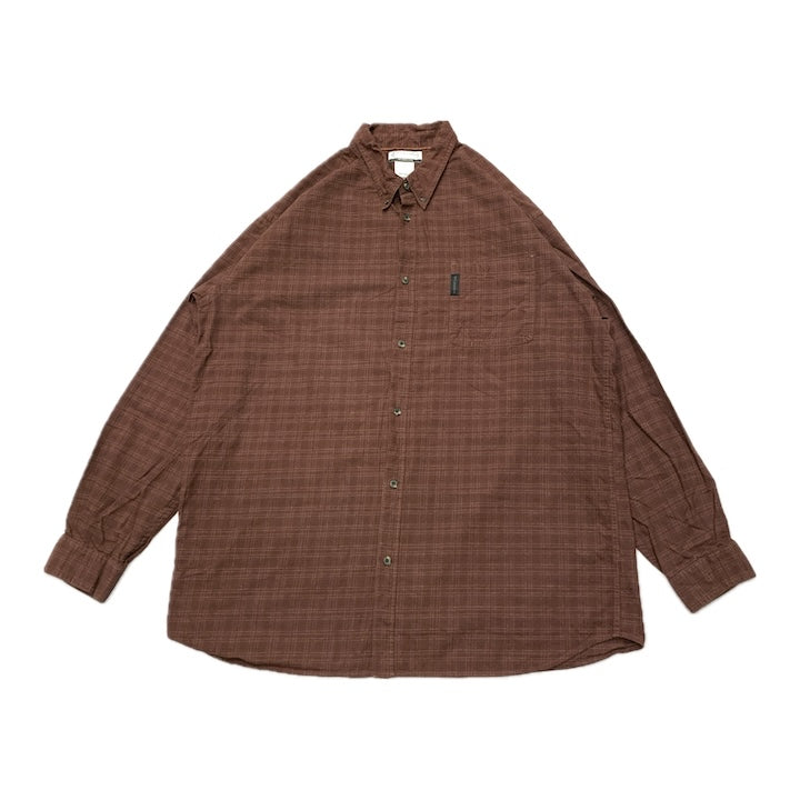 コロンビア 古着 長袖シャツ チェック オーバーサイズ XXL