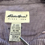 エディーバウアー Eddie Bauer 長袖シャツ 千鳥格子 メンズXL