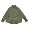 エディーバウアー 古着 長袖シャツ チェック グリーン XXL